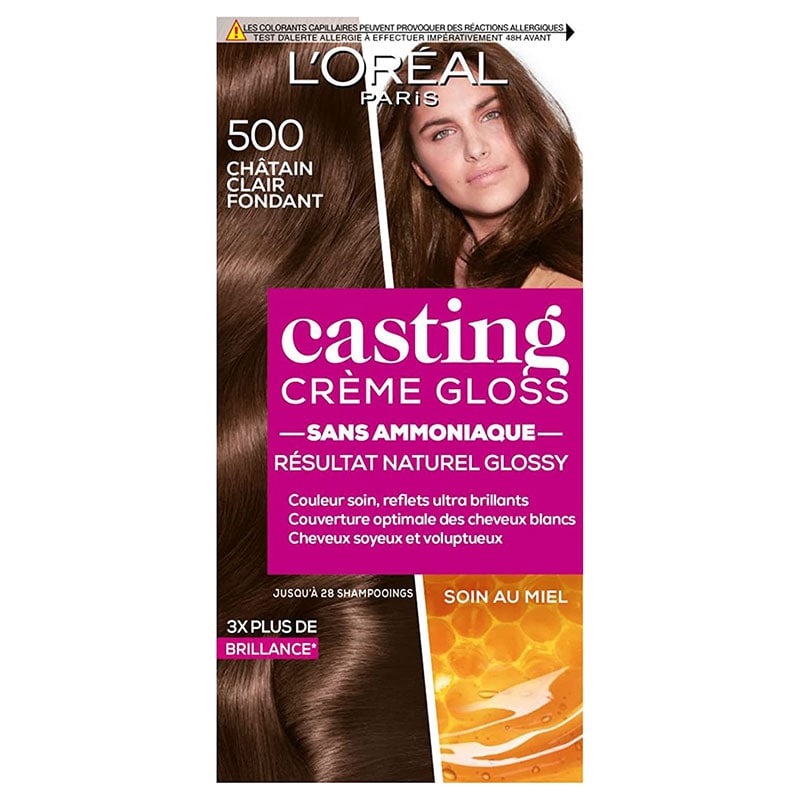 L’Oréal Casting Crème Gloss Coloration Châtain Clair Fondant 500
