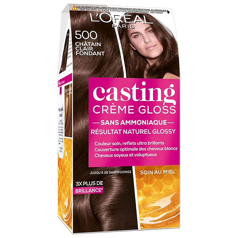 L’Oréal Casting Crème Gloss Coloration Châtain Clair Fondant 500