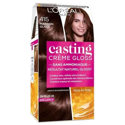 Crème Gloss Casting L'OREAL PARIS Coloration 4.15 Marron glacé