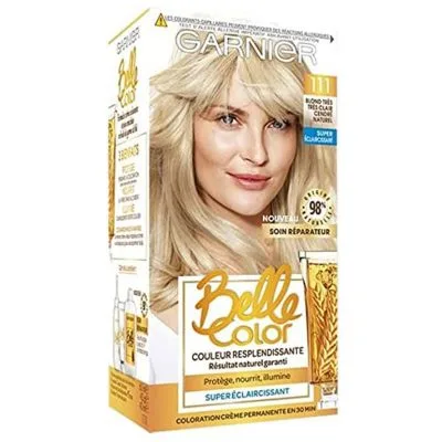 Coloration Belle Color Garnier 111 Blond Très Très Cendré Naturel