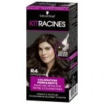 Schwarzkopf - Kit Racines - Coloration Racines Cheveux Permanente - Enrichie d’une huile nourrissante - Couverture Cheveux Blancs - Retouche entre 2 Colorations - Châtain Foncé R4