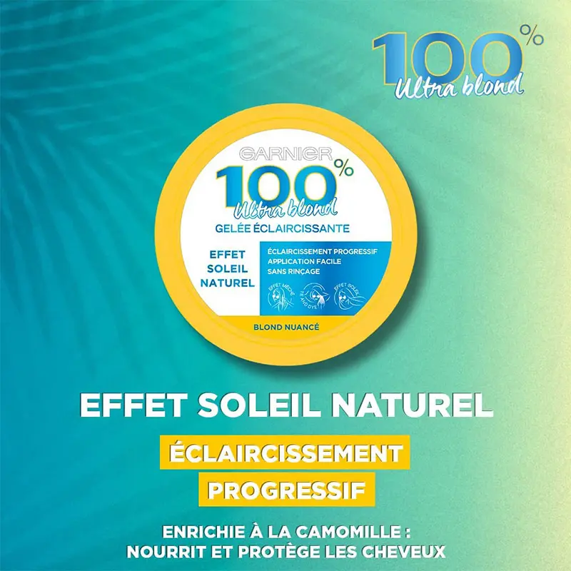 Gelée Eclaircissante GARNIER 100% Ultra Blond - 150 ml