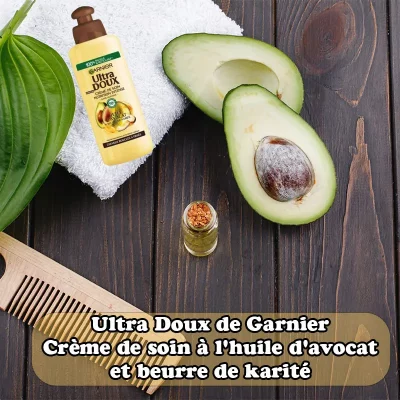 Ultra Doux de Garnier : Crème de soin à l'huile d'avocat et beurre de karité