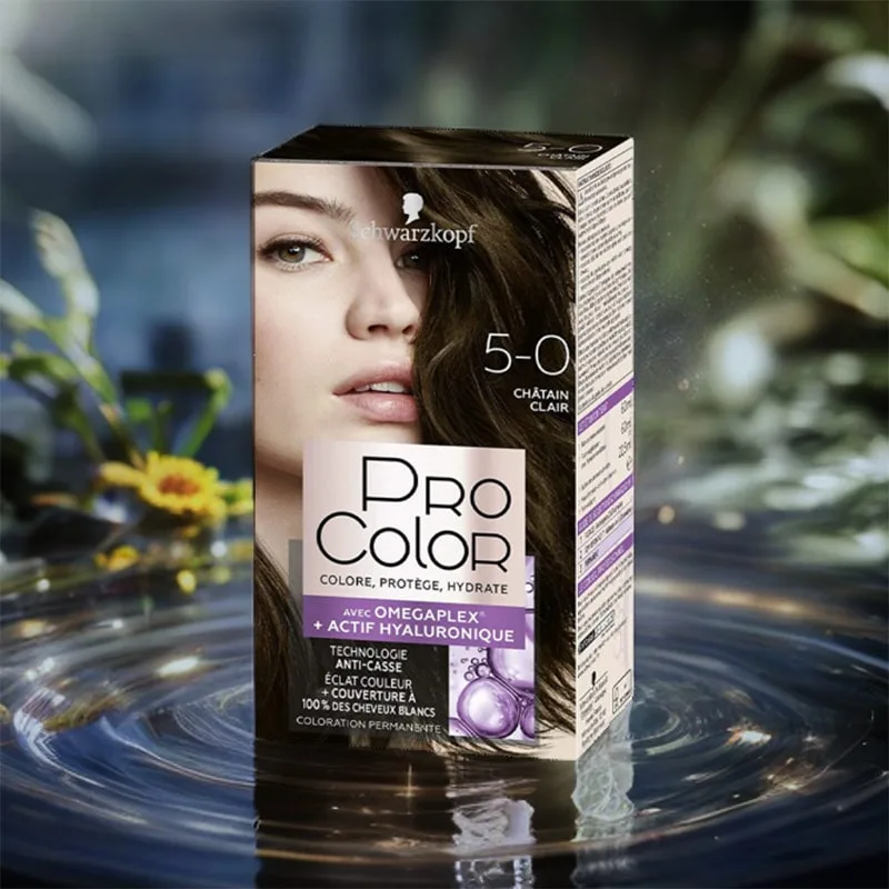 Coloration Cheveux Schwarzkopf Pro Color Châtain Clair 5.0