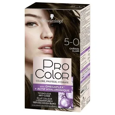 Coloration Cheveux Schwarzkopf Pro Color Châtain Clair 5.0