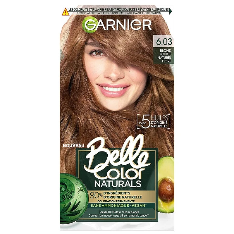 Coloration Garnier Belle Color Blond Foncé Naturel Doré (6.03)