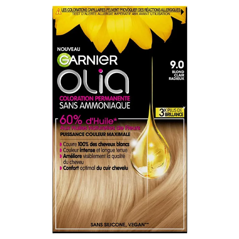 Coloration Garnier Olia Blond Clair Radieux (9.0)