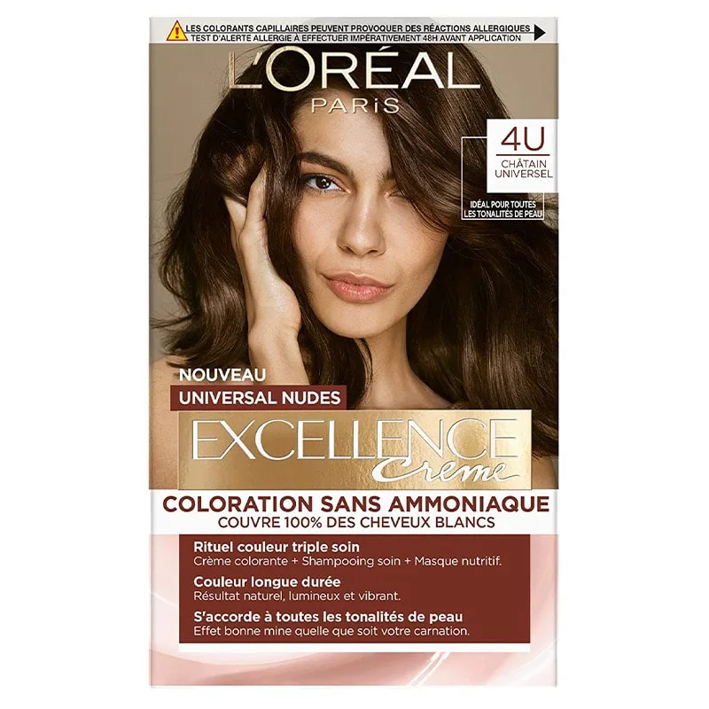 L'Oréal Paris – Excellence Crème Universal Nudes - Châtain Universel (4)