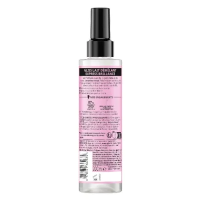 Schwarzkopf Gliss : Lait démêlant express brillance et soie liquide