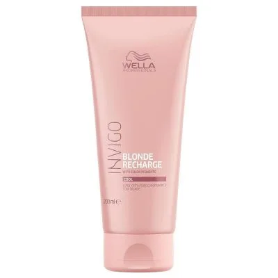 Après-Shampooing Wella Invigo Cool Blond - Hydratation et neutralisation des tons indésirables pour des cheveux blonds parfaits (200 ML)
