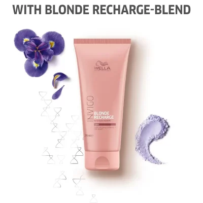 Après-Shampooing Wella Invigo Cool Blond - Hydratation et neutralisation des tons indésirables pour des cheveux blonds parfaits (200 ML)
