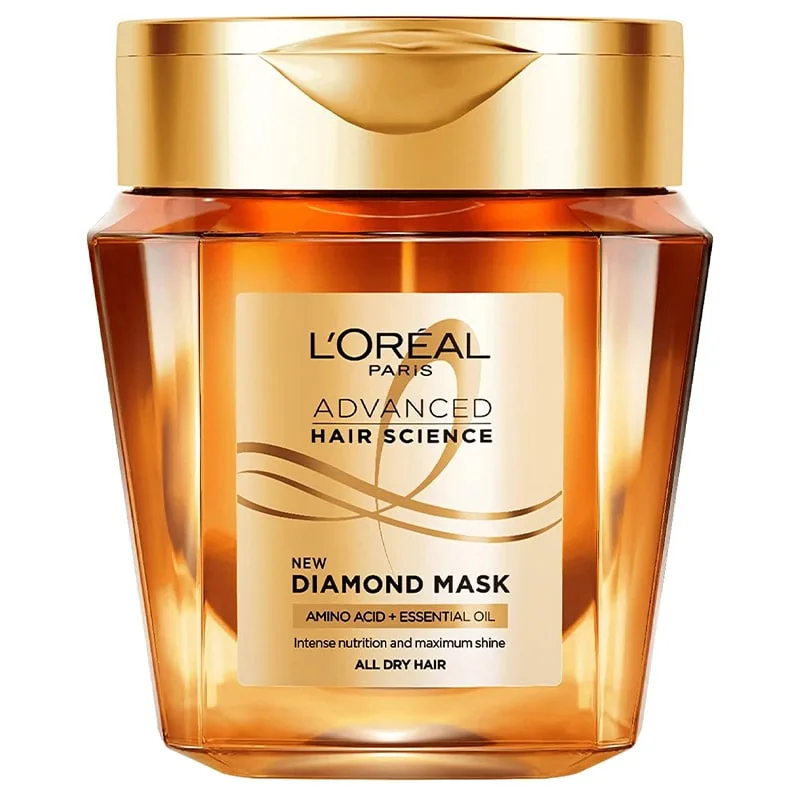 Masque rituel nourrissant L'Oréal Paris - Nutrition intense pour cheveux secs - Advanced Hair Science - 250 ml