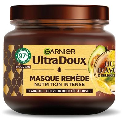 Masque Remède Nutrition Intense Garnier Ultra Doux - Avocat Karité 340 ml