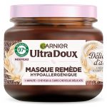 Masque Hydratant Garnier Ultra Doux - Remède Délicatesse pour Cheveux Soyeux et Hydratés