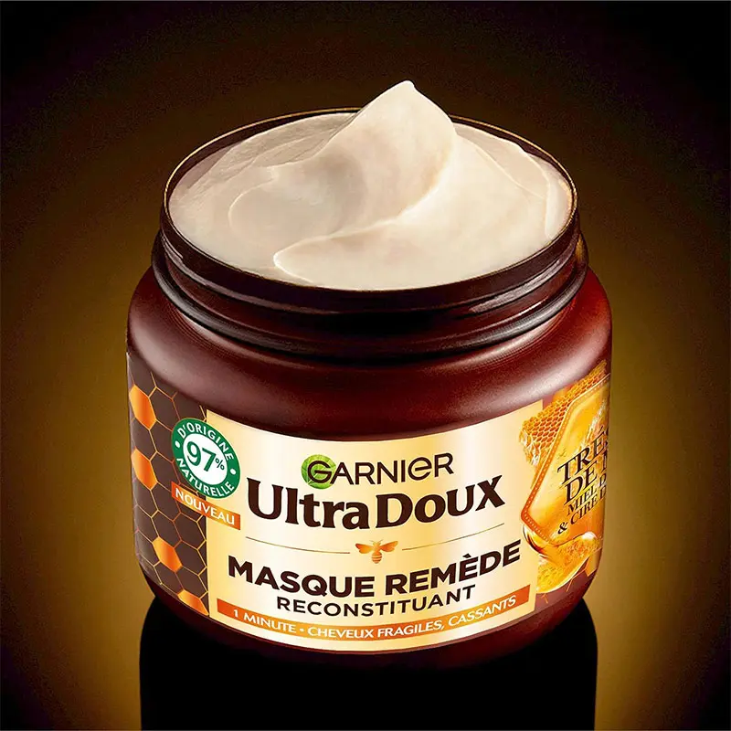 Masque Remède Reconstituant Garnier Ultra Doux au Trésor de Miel - Soin Nourrissant et Réparateur