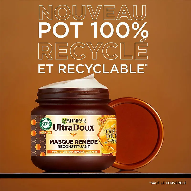 Masque Rem de Reconstituant Garnier Ultra Doux Au Tr sor De Miel Soin 
