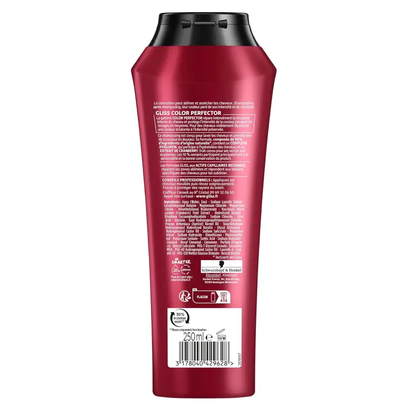 Shampoing Color Perfector Schwarzkopf Gliss