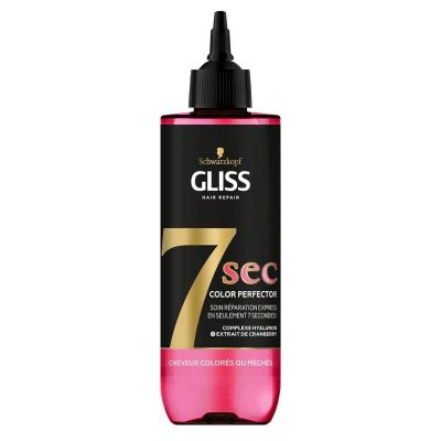 Soin Réparation Express 7 Secondes - Color Perfector Schwarzkopf Gliss - Intensité et Éclat pour Cheveux Colorés