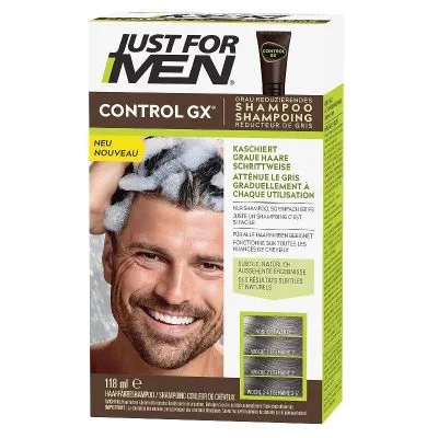 Just For Men Control GX Shampooing colorant anti-cheveux blancs 118 ml