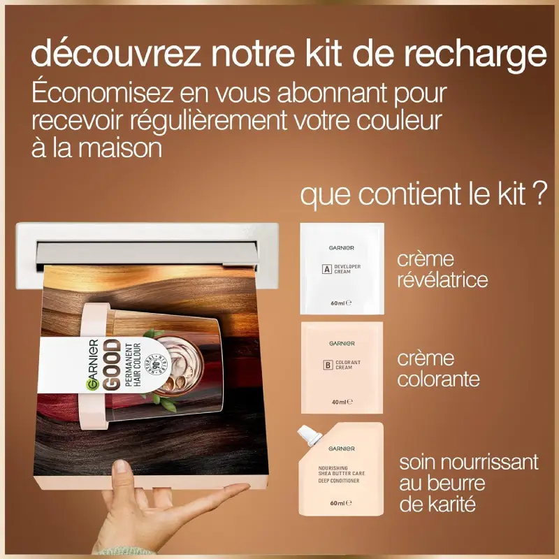 Châtain Clair Café (5.0) – Garnier good – Coloration Permanente Sans Ammoniaque