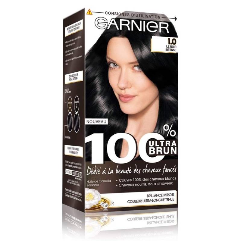 Garnier 100% Ultra Brun - Noir Intense 1.0