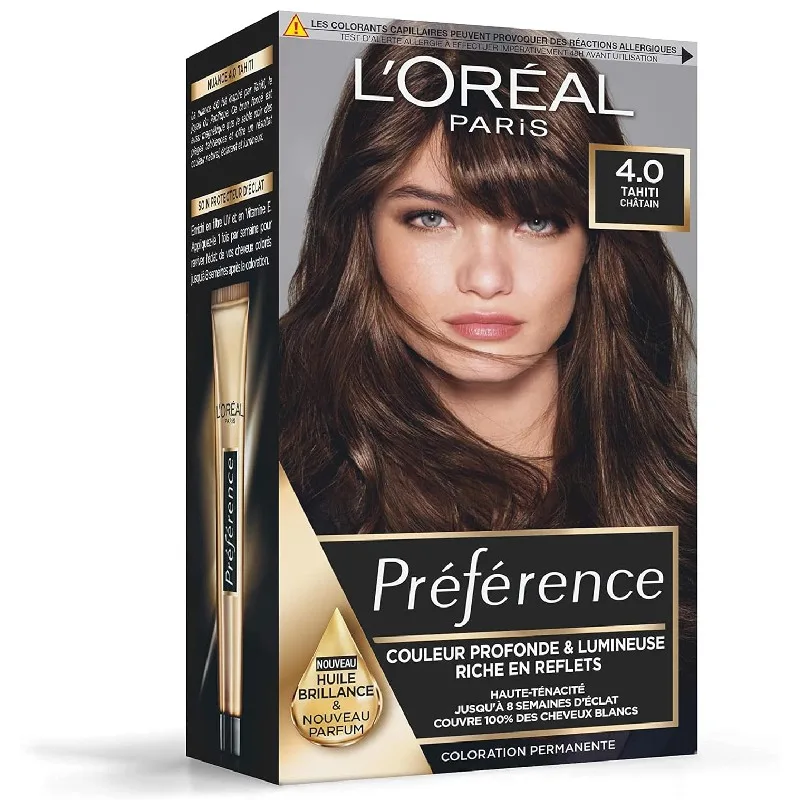 L'Oréal Paris Préférence - Coloration Permanente Châtain Tahiti (4.0)