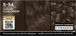 Schwarzkopf Oleo Suprême - Châtain Clair Cendré 5-54