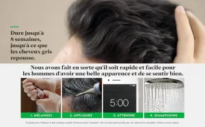 Just For Men Gel Colorant Teinture Cheveux Châtain-Couvre les Blancs, Résultat Naturel - H35