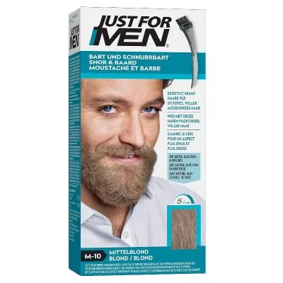 Just For Men Teinture Barbe Blond- Coloration Moustache Et Barbe Homme- M10