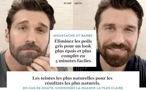 Just For Men Teinture Barbe Noir - Couvre Poils Blancs - M55