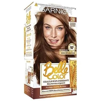 Garnier Belle Coloration Permanente Châtain Marron Naturel 28 - 5 Unités
