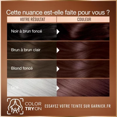 Garnier Coloration Permanente Marron Glacé 4.15 - 100% Naturelle