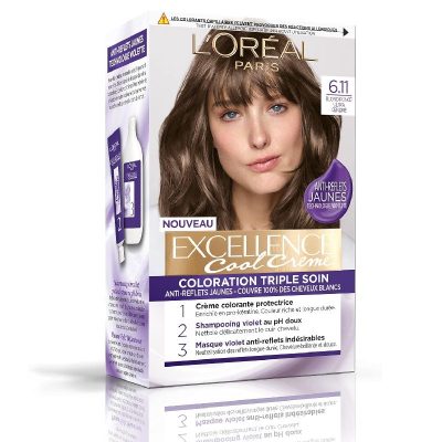 L’Oréal Paris - Excellence Cool Crème 6.11 - Coloration Permanente