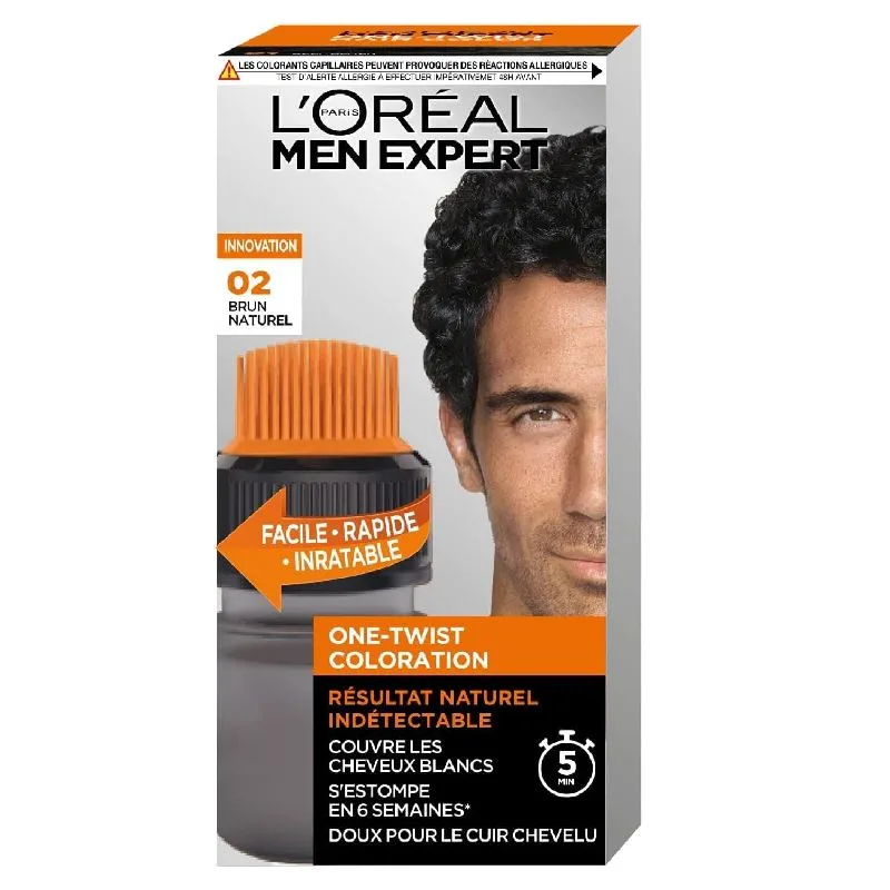 L'Oréal Paris Men Expert One Twist 02 Brun Naturel - Coloration Homme