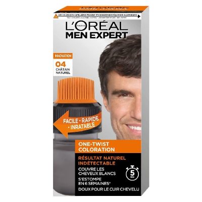 L’Oréal Paris Men Expert - Coloration Homme - One Twist Châtain Naturel (04)