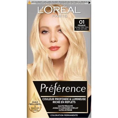 L’Oréal Paris Préférence - Coloration Permanente Blond Très Clair Prague 01