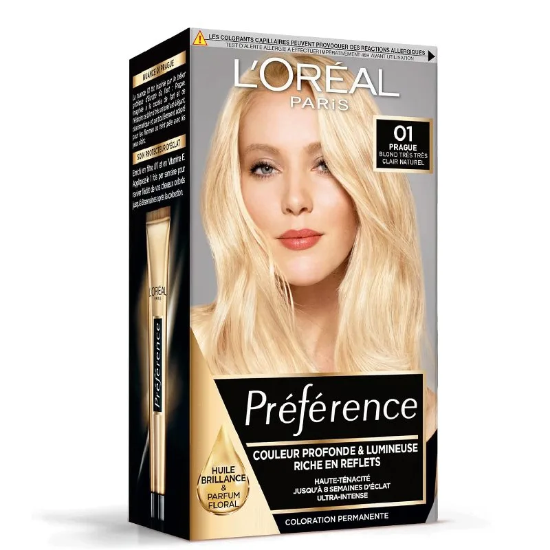 L’Oréal Paris Préférence - Coloration Permanente Blond Très Clair Prague 01