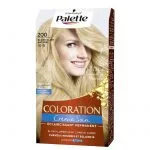 Schwarzkopf Palette - Coloration Permanente Blond Clair Naturel 200 - 100% Couverture des Cheveux Blancs