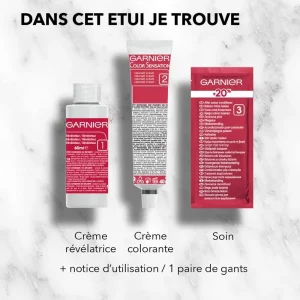 Crème Colorante Garnier Color Naturals Teinte 7,65 Rouge Framboise - Sans Ammoniaque - Aux Huiles Naturelles - Neuf