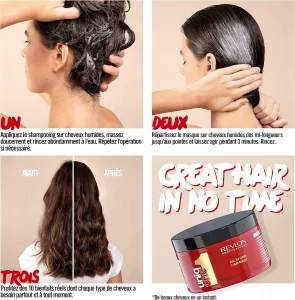Revlon Professional UniqOne Masque Cheveux Secs & Abîmés 10 Bienfaits 300ml