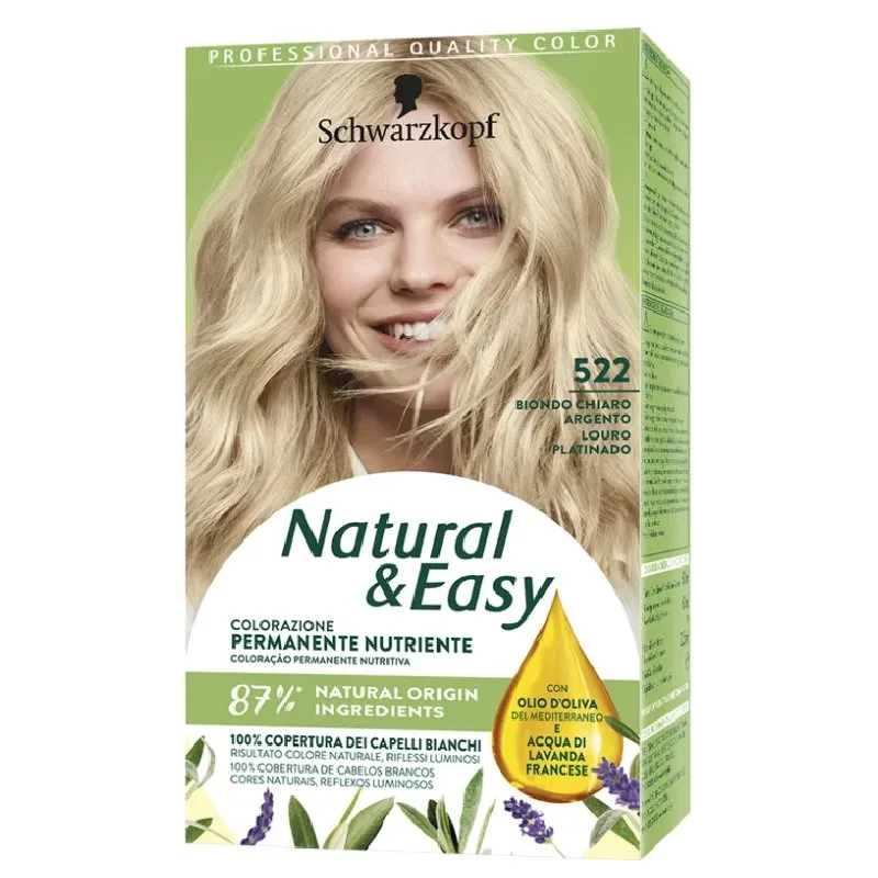 Schwarzkopf Natural & Easy Blond Naturel 522 Coloration Bio
