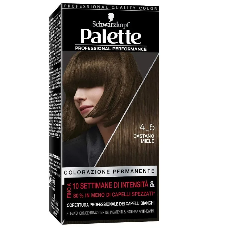 Schwarzkopf Palette Châtain Miel 4-6 - Couleur Riche et Lumineuse
