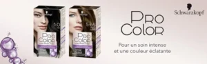 Schwarzkopf Pro Color - Caramel Carmin 6.68 - Coloration Permanente - Couleur Intense et Vibrante