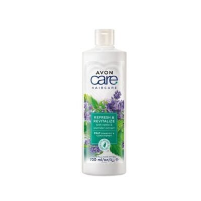 Avon Care Refresh et Revitalize 2-en-1 Shampooing et Après-Shampoing Ortie et Lavande