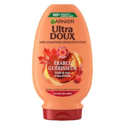 l'Ultra Doux Après Shampoing Érable Guérisseur de Garnier