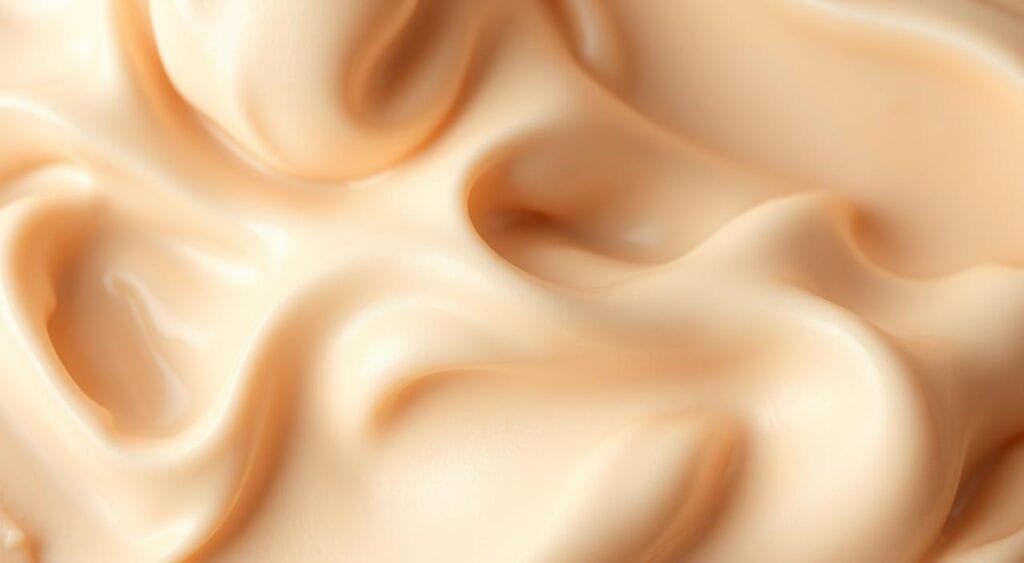 Soft, luxurious creme and airy mousse textures in a captivating array of warm, creamy hues. Highlight the nuanced gradients and delicate sheen of the coloring mediums, casting them in a gentle, diffused light. Capture the lush, inviting tactility of the formulas, with a focus on their distinctive, complementary properties. Compose the scene with a minimalist, studio-like backdrop to emphasize the artful, cosmetic nature of the subject. Convey an overall mood of refined sophistication and professional-grade quality. Soft, luxurious creme and airy mousse textures in a captivating array of warm, creamy hues. Highlight the nuanced gradients and delicate sheen of the coloring mediums, casting them in a gentle, diffused light. Capture the lush, inviting tactility of the formulas, with a focus on their distinctive, complementary properties. Compose the scene with a minimalist, studio-like backdrop to emphasize the artful, cosmetic nature of the subject. Convey an overall mood of refined sophistication and professional-grade quality.
