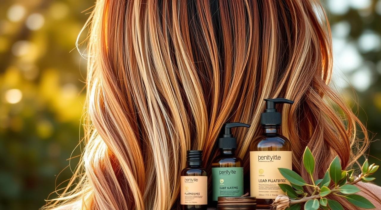 routine naturelle cheveux colorés