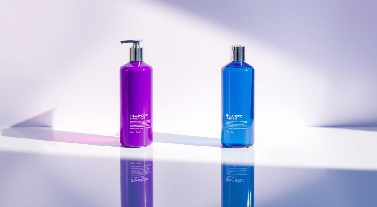 shampoing bleu shampoing violet