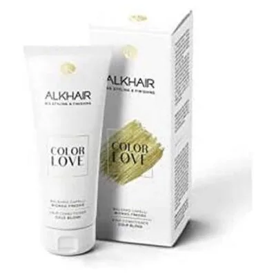 Alkemilla Color Love Après-Shampooing pour Cheveux Blonds - Illumine et Protège vos Reflets Blond Doré