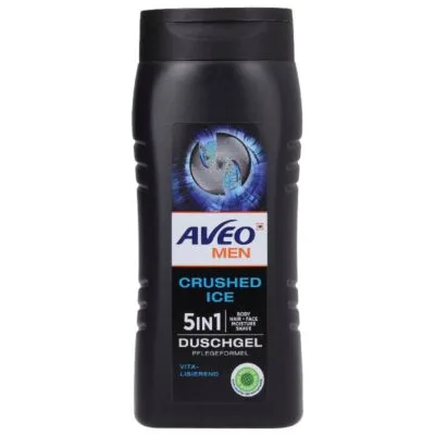 Aveo Gel Douche 5 en 1 Crushed Ice Men - Fraîcheur et vitalité tout-en-un